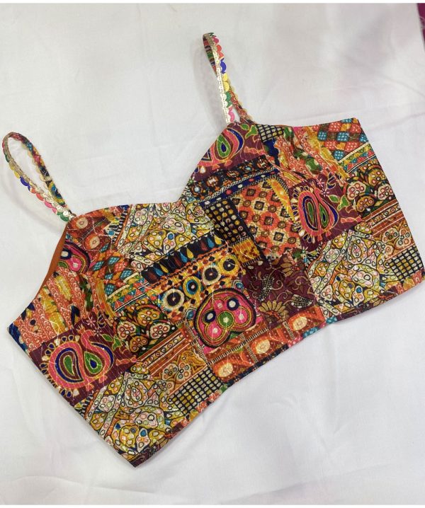Multi print silk spaghetti