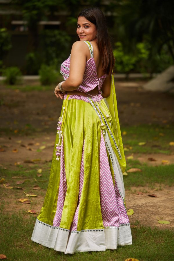 Neon Green with Lilac - Image 2