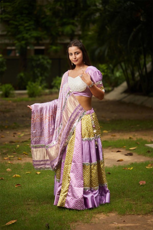 Lilac Gajji Silk - Image 2