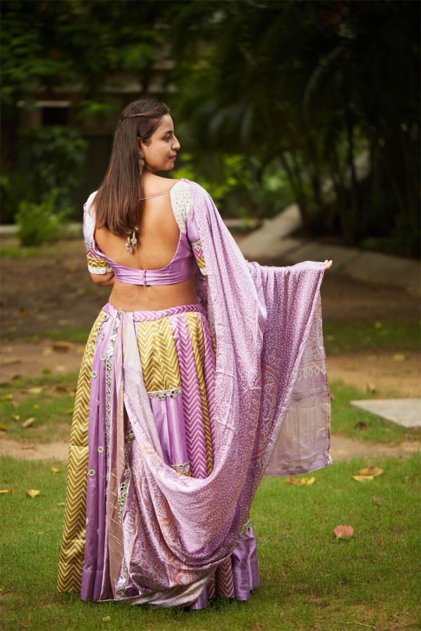 Lilac Gajji Silk - Image 3