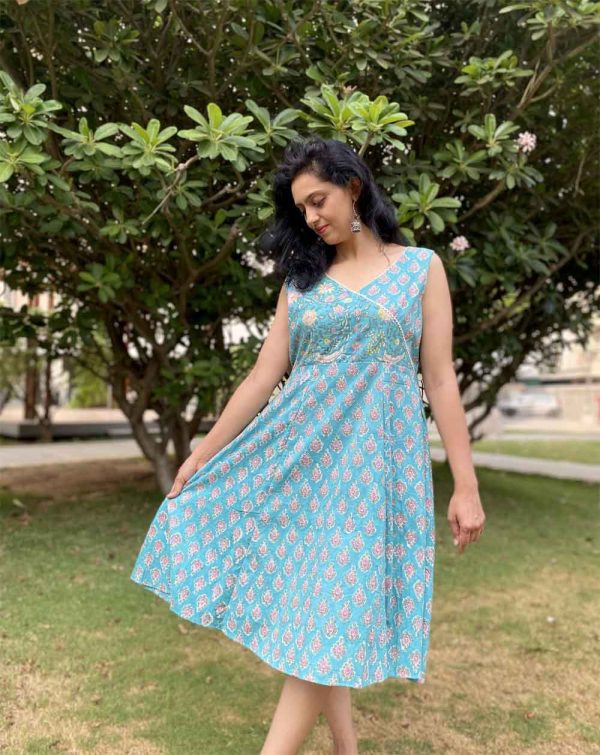 Blue dress