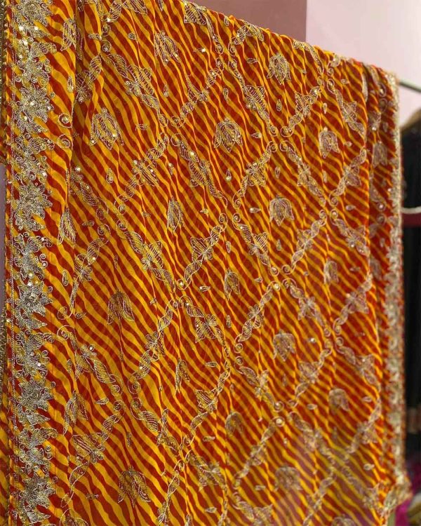 Leheriya Vintage Dupatta