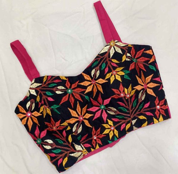 Multicolour Embroidered Sleeveless