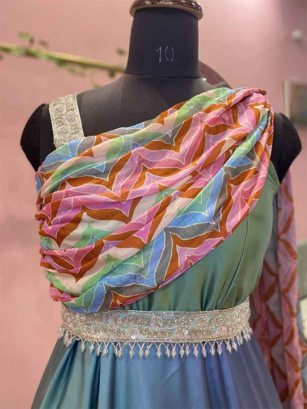 Ombre Silk Gown - Image 3