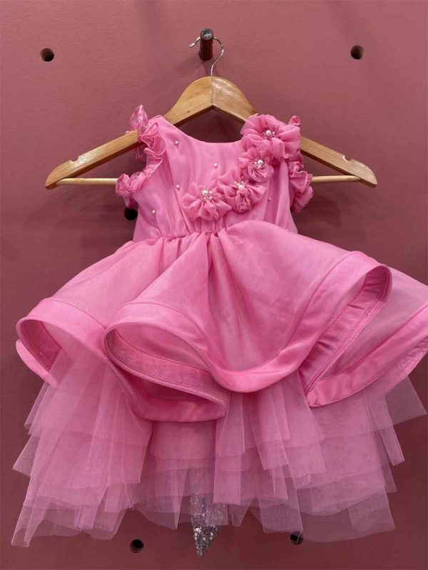 Organza Flared Frock - Image 3