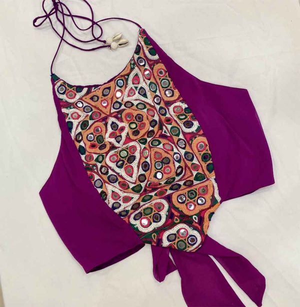Purple Halter Gamthi