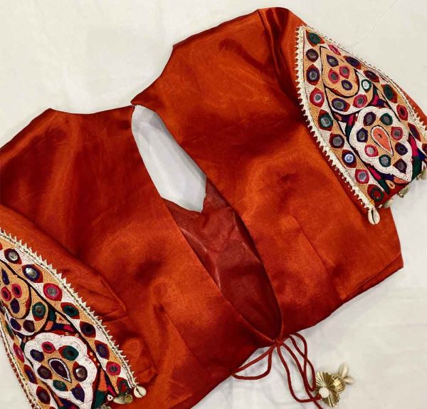 Red Gamthi Blouse - Image 2