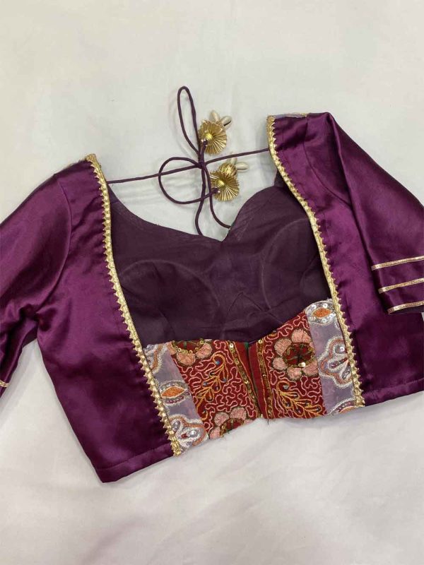 Wine Vintage Gamthi Blouse - Image 2