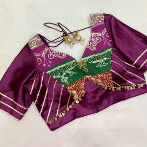 Wine Vintage Gamthi Blouse