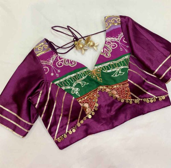 Wine Vintage Gamthi Blouse